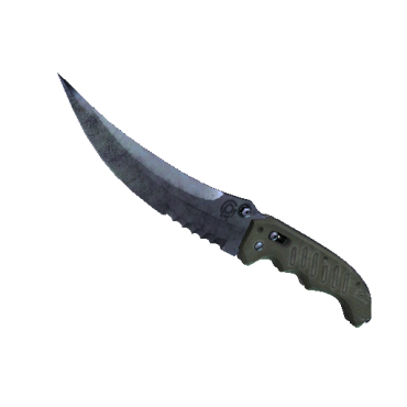 StatTrak™ Flip Knife | Blue Steel  (Minimal Wear)