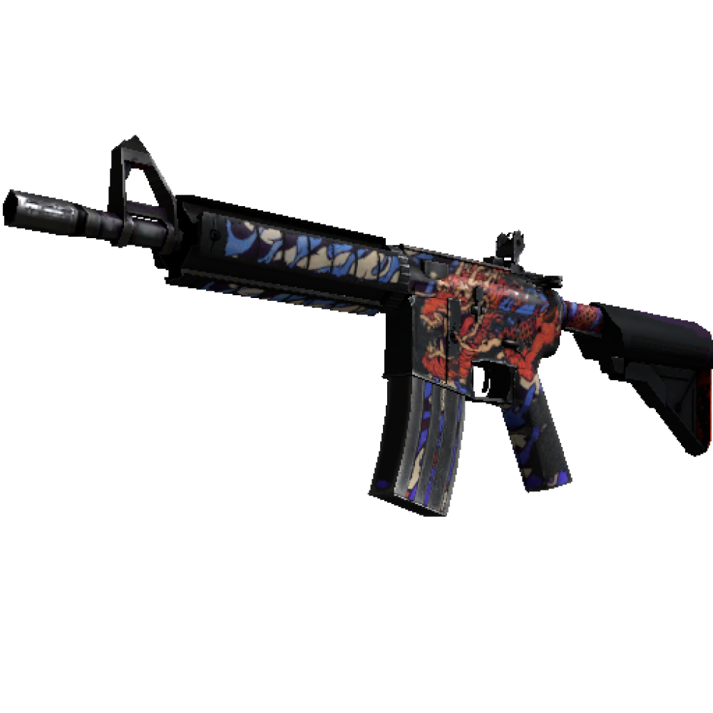 StatTrak™ M4A4 | 龍王 (Dragon King)  (Battle-Scarred)