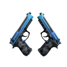 StatTrak™ Dual Berettas | Urban Shock  (Minimal Wear)