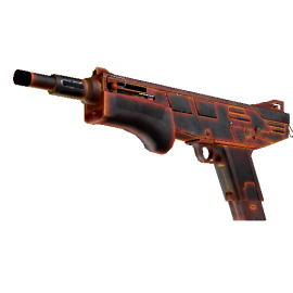 StatTrak™ MAG-7 | Heat  (Battle-Scarred)