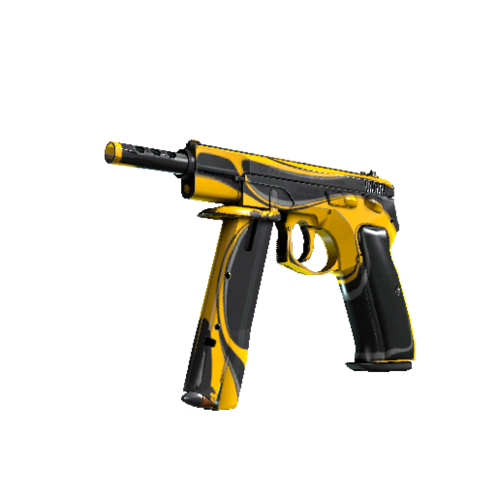 CZ75-Auto | Yellow Jacket  (Well-Worn)