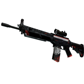 StatTrak™ SG 553 | Cyrex  (Battle-Scarred)