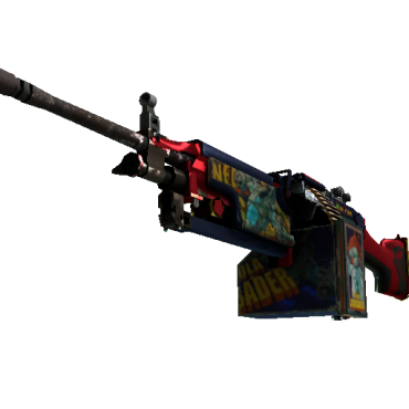 StatTrak™ M249 | Nebula Crusader  (Well-Worn)