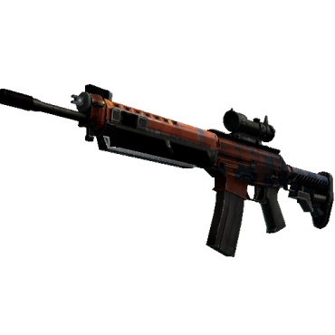 StatTrak™ SG 553 | Danger Close  (Well-Worn)