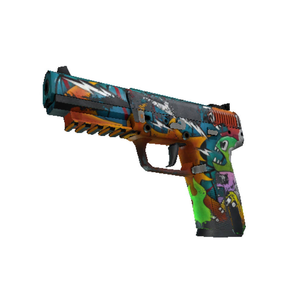 StatTrak™ Five-SeveN | Angry Mob  (Battle-Scarred)