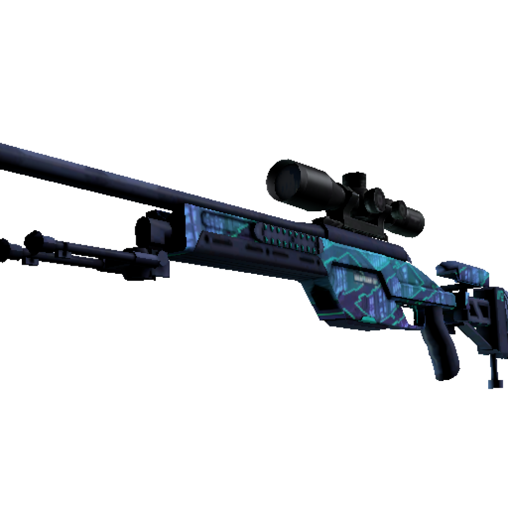 StatTrak™ SSG 08 | Mainframe 001  (Well-Worn)