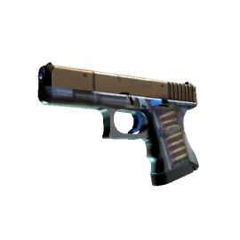 StatTrak™ Glock-18 | Clear Polymer  (Minimal Wear)