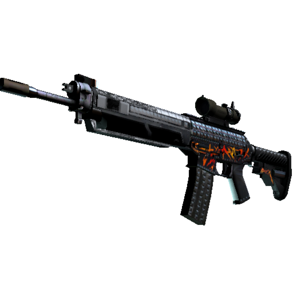 StatTrak™ SG 553 | Heavy Metal  (Minimal Wear)