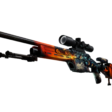 StatTrak™ SSG 08 | Dragonfire  (Minimal Wear)