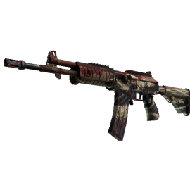 Galil AR | Crimson Tsunami  (Well-Worn)