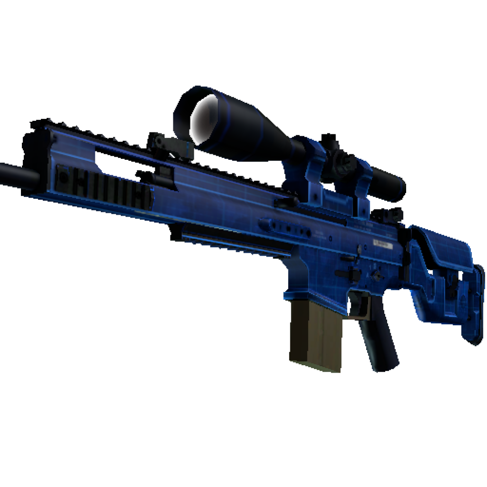 StatTrak™ SCAR-20 | Blueprint  (Minimal Wear)