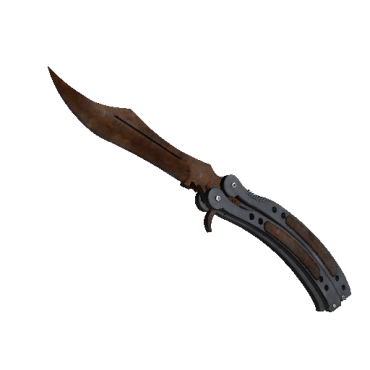 Butterfly Knife | Rust Coat  (Battle-Scarred)