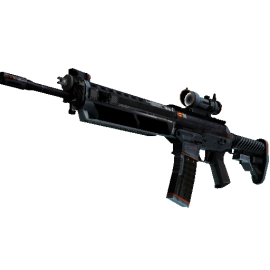 StatTrak™ SG 553 | Phantom  (Battle-Scarred)