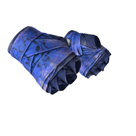 Hand Wraps | Cobalt Skulls  (Battle-Scarred)